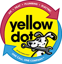 Yellow Dot Heating & Air Conditioning logo